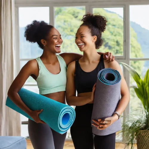 laughing-women-embracing-after-yoga-female-friends-laughing-holding-yoga-mats-after-yoga-session